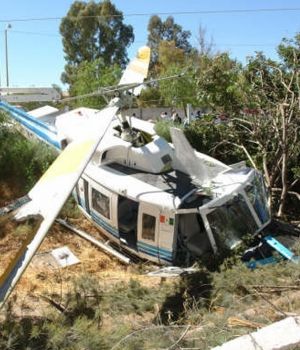 Se desploma helicóptero de un jerarca mexicano que salió ileso