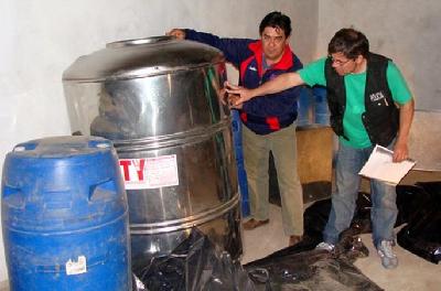 Decomisan en Chile más de una tonelada de efedrina destinada a México