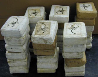 Policía colombiana decomisa 3,5 toneladas de cocaína