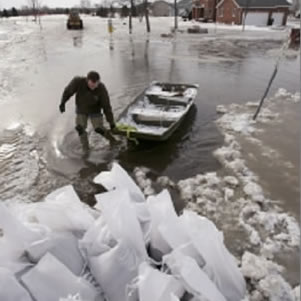 Inundaciones sin precedentes en Dakota del Norte