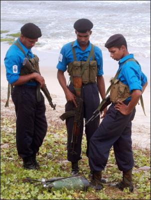 En combate naval en Sri Lanka mueren 26 guerrilleros tamiles y un marino