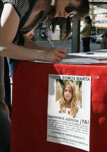 Sevilla: quinta imputada por desaparición y homicidio de Marta del Castillo