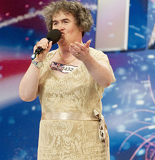 Pese a su explosiva fama, Susan Boyle perdió la final en "talentos británicos"