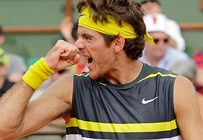 Roland Garros: el argentino Del Potro pasó a semifinales y va por Federer