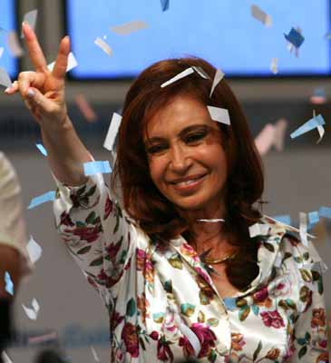 La presidenta argentina imita a su imitador