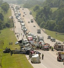Oklahoma: nueve muertos en accidente múltiple en autopista