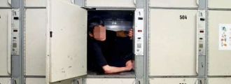 Policía alemana libera a hombre de casillero de estación trenes