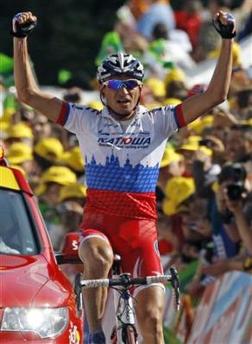 El ruso Ivanov gana la decimocuarta etapa del Tour