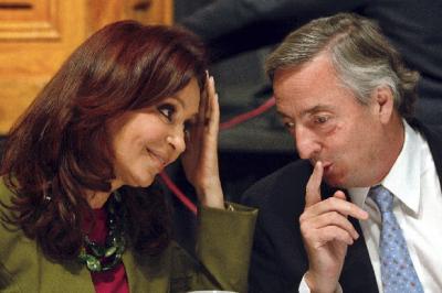 La Presidenta Argentina desautorizó al ex presidente, su marido