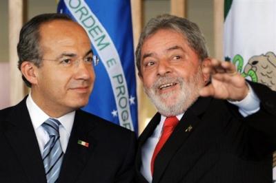 La unión de dos colosos: Lula y Calderón abren la puerta a una asociación entre Petrobras y Pemex