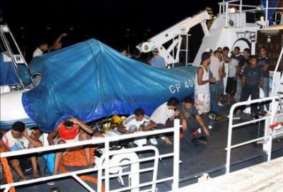 Avistados ocho cadáveres en el mar que podrían ser del grupo de 73 inmigrantes desaparecidos