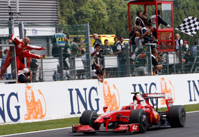 Fórmula 1: sin rivales, el finlandés Raikkonen ganó en Bélgica