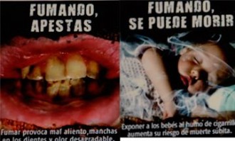 Uruguay presenta las nuevas imágenes para las cajas de cigarrillos