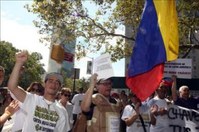 En Miami y en Colombia las mayores concentraciones de protesta contra Chavez