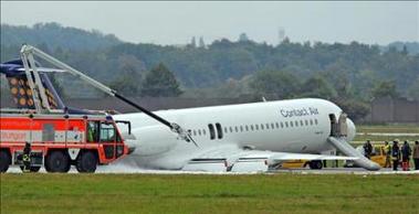 Aterriza de emergencia el avión en el que iba el presidente socialdemócrata alemán