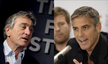 Robert De Niro y George Clooney favoritos para los Óscar