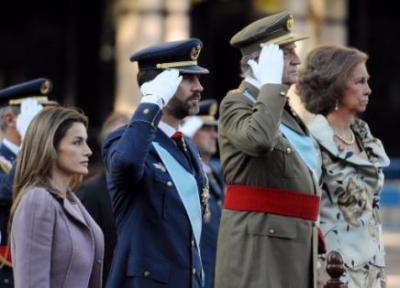 Abucheos a Zapatero durante el desfile del día de la Fiesta Nacional
