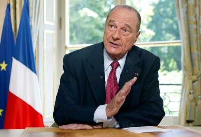 Juzgarán a ex presidente francés Jacques Chirac