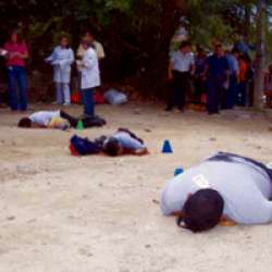 "Por secuestradores" escribe el "jefe de los jefes" en México sobre 4 cadáveres