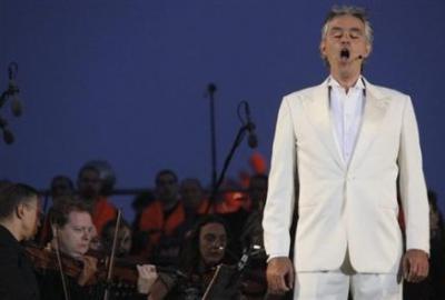 Andrea Bocelli va por un récord mundial