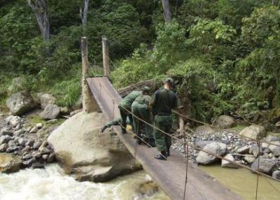 Venezuela justifica la destrucción de dos puentes en la frontera con Colombia porque servían al narcotráfico