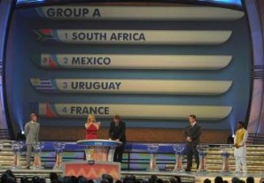 Mundial 2010: Uruguay jugará con Sudáfrica, México y Francia
