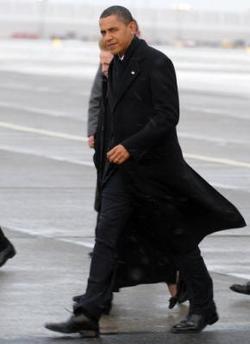 Obama llega a Copenhague para asistir a la cumbre sobre el clima
