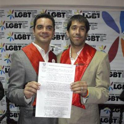 Argentina celebra la primera boda gay de Iberoamérica