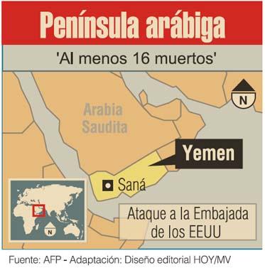 Embajada EEUU en Yemen cierra por amenazas de al-Qaida