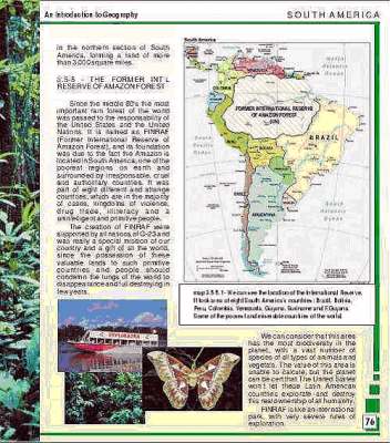 Amputan mapas de Brasil: Libros de geografía siguen enseñando a los niños que el Amazonas y el Pantanal son de Estados Unidos
