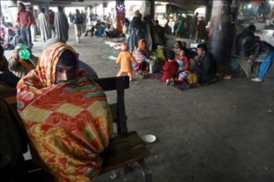 Ola de frío mata a 41 personas en India