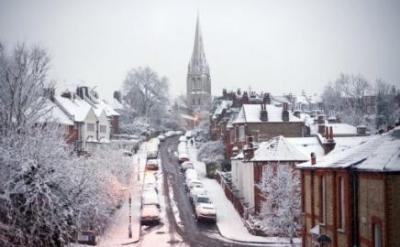 Caos en el Reino Unido por las fuertes nevadas