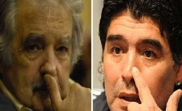 Mujica invita a Maradona para campaña antidrogas