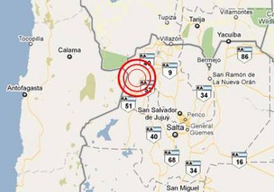 Un fuerte sismo sacudió Jujuy, el segundo en menos de 10 días