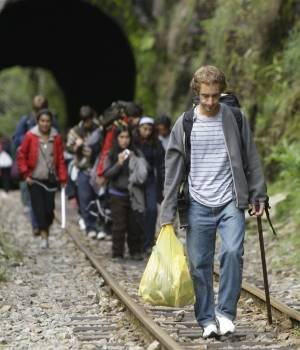 Rescatan a los últimos turistas varados en Machu Picchu