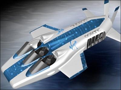 Presentan el primer avión submarino