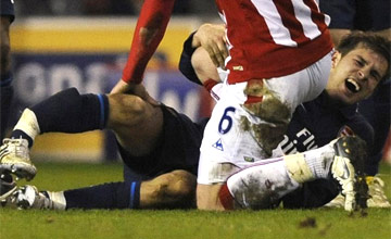 Brutal lesión de Ramsey