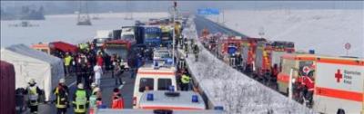 Más de 100 vehículos colisionan por la niebla en la autopista a Múnich