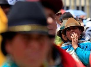 6.000 indígenas protestan contra el proyecto de "Ley de Aguas" de Ecuador