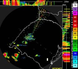 Meteorológos brasileños anuncian tempestad destructiva en el norte de Uruguay