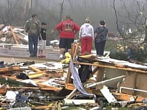 Mississippi azotado por tornados: hay 10 muertos y 24 heridos