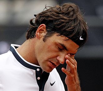 Federer cae en Roma