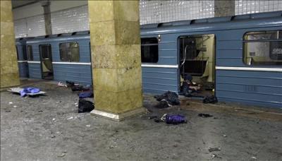 Las fuerzas rusas matan a tiros a tres autores del atentado al metro de Moscú