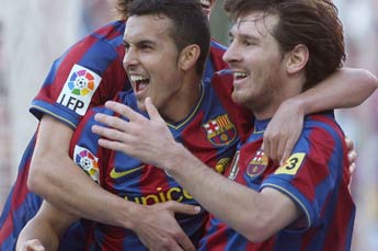 Messi se abrazó a la historia y el Barcelona festejó otro título