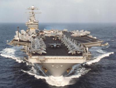 Barcos de guerra de EEUU al Mar Amarillo