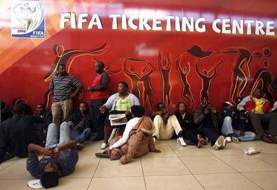 Locura por entradas para el mundial Sudáfrica 2010