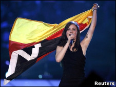 La alemana triunfadora y el intruso español en Eurovisión