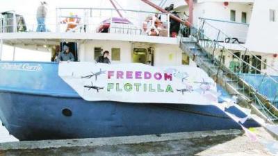 Israel intercepta al barco irlandés con ayuda humanitaria para Gaza