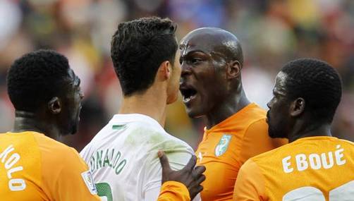 Avanza el penoso Mundial: Portugal y Costa de Marfil empataron sin goles