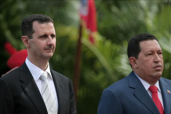 Los presidentes de Venezuela y Siria crean "eje de los valientes"
